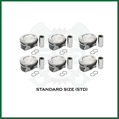 Mercedes-Benz M276 3.0T Turbo Piston with Rings Set x6 STD W205 W212 X166 C43 Engine