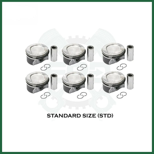 Mercedes-Benz M276 3.0T Turbo Piston with Rings Set x6 STD W205 W212 X166 C43 Engine