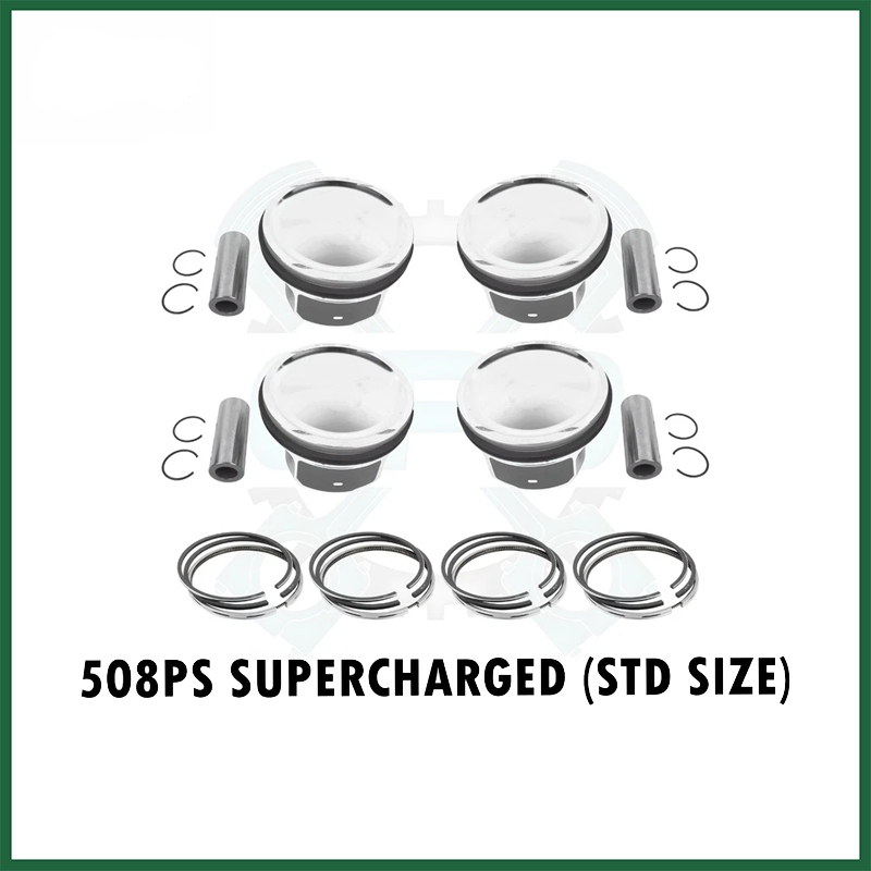 Land Rover Jaguar 5.0 V8 AJ133 508PS Piston With Rings x4 STD Petrol Engine