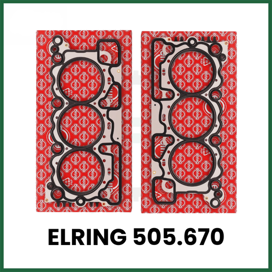 ELRING HEAD GASKETS x2 FITS LAND ROVER 2.7L 276DT TDV6 DIESEL ENGINE - 505.670