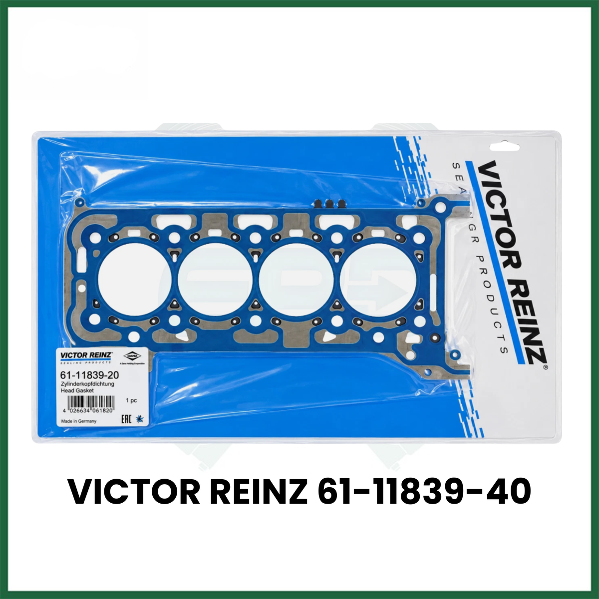 HEAD GASKET FITS FORD FOCUS YLDA YLCB BCCC YNCA TRANSIT 2.0L DIESEL - VICTOR REINZ 61-11839-20