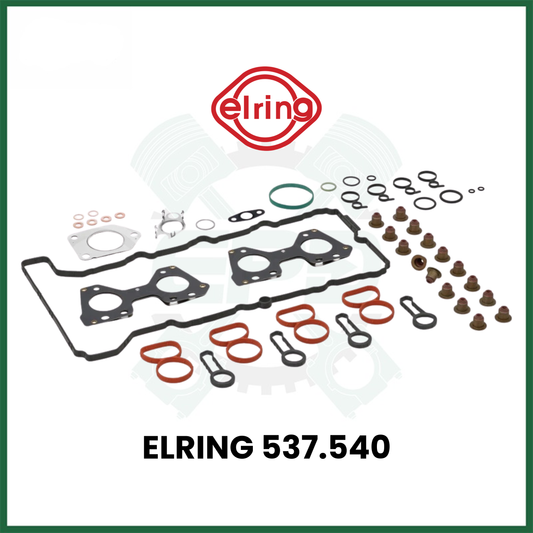 N47 CYLINDER HEAD SET FOR BMW CONVERTIBLE N47D20 2.0L DIESEL ENGINE - ELRING 537.540