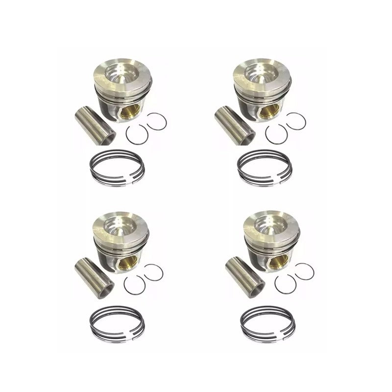 AJ200 Pistons + Rings x4 for 2.0L 204DTA Diesel Engine