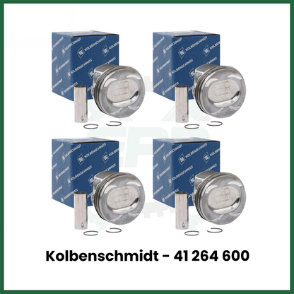 KOLBENSCHMIDT 41 264 600 BMW N47 2.0L Diesel Pistons 4pcs