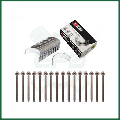 KING Conrod Bearing Set & Head Bolts For Land Rover 306DT 3.0 V6 Turbo Diesel Engine