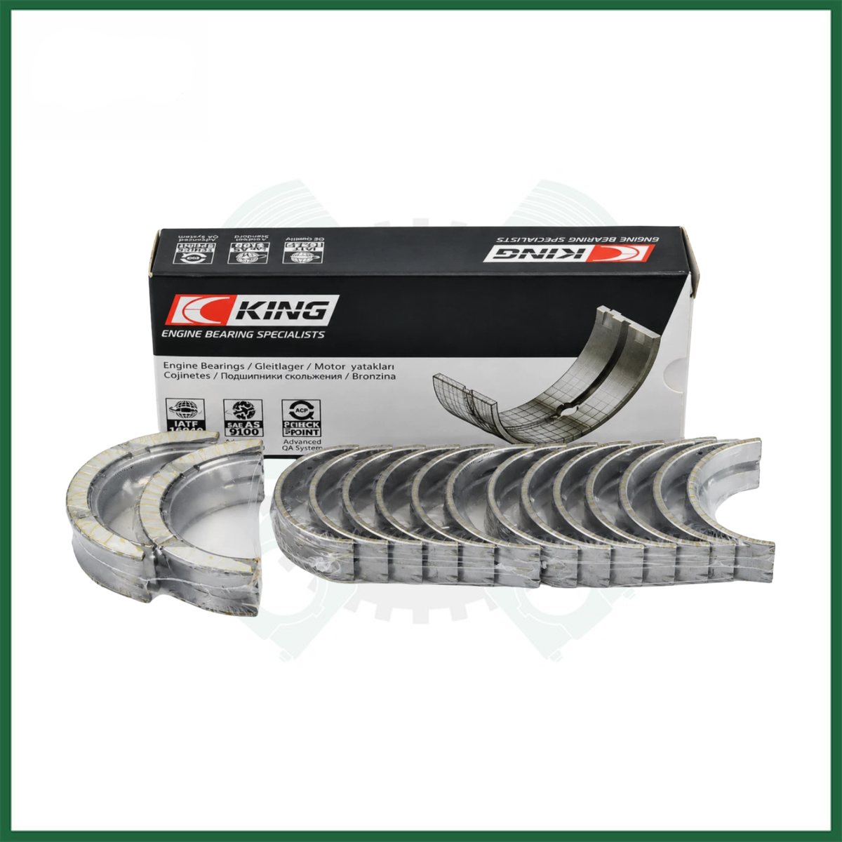 M57 Crankshaft Main Bearings Set STD For BMW M57D30 3.0L Diesel Engine - KING MB7785SM