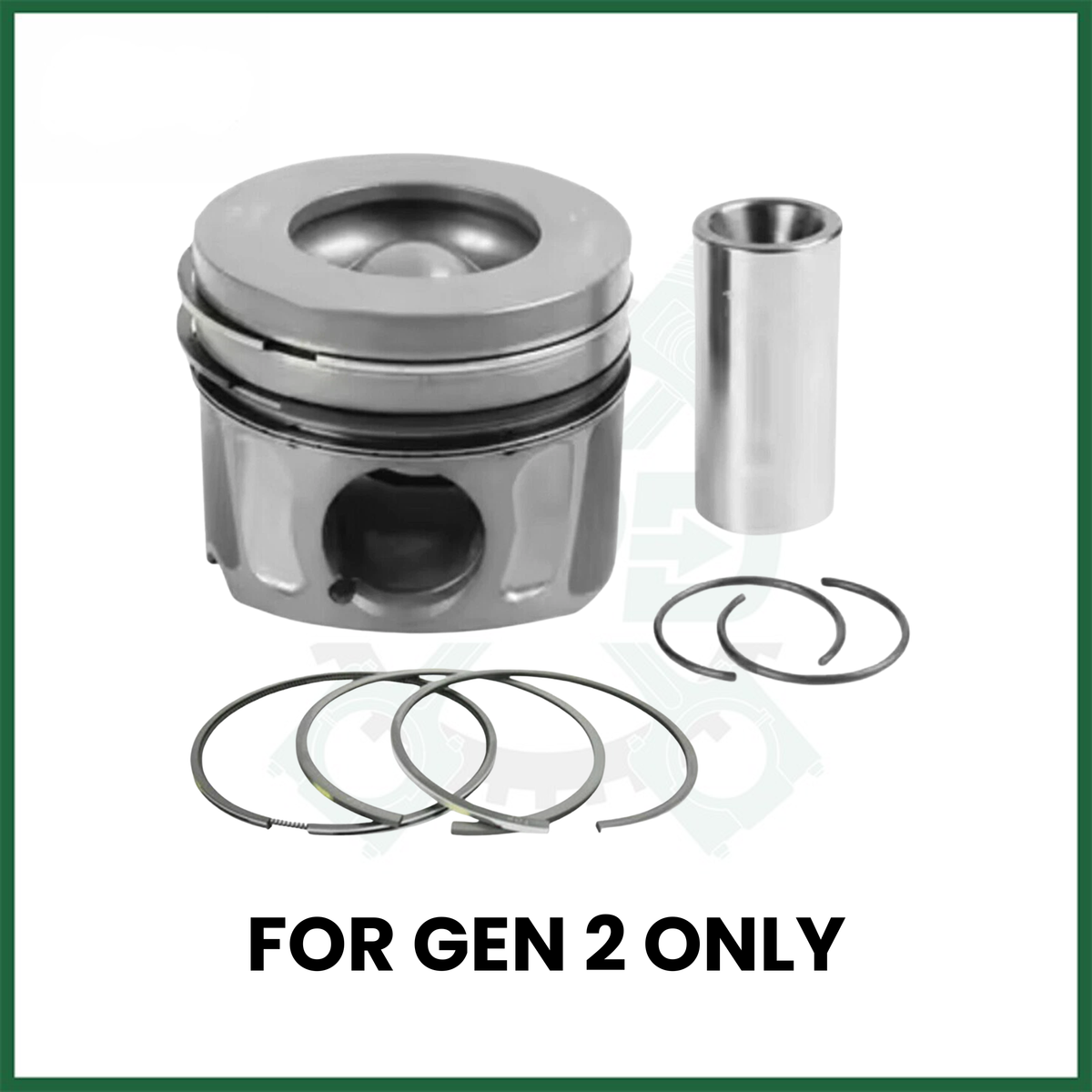 LAND ROVER JAGUAR 3.0 306DT TDV6 MAIN & ROD BEARING SET STD + GEN 2 PISTON x1