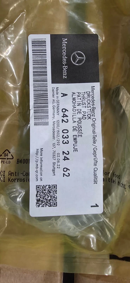 MERCEDES BENZ OM642 GENIUNE MAIN & CONROD BEARINGS SET + THRUST WASHERS FOR 3.0L V6 DIESEL ENGINE