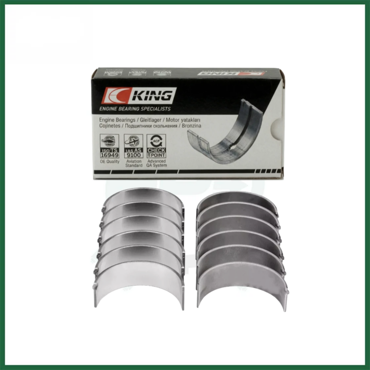 KING CON ROD BEARINGS SET 0.25mm FOR LAND ROVER JAGUAR 306DT 3.0L 276DT 2.7L DIESEL ENGINE