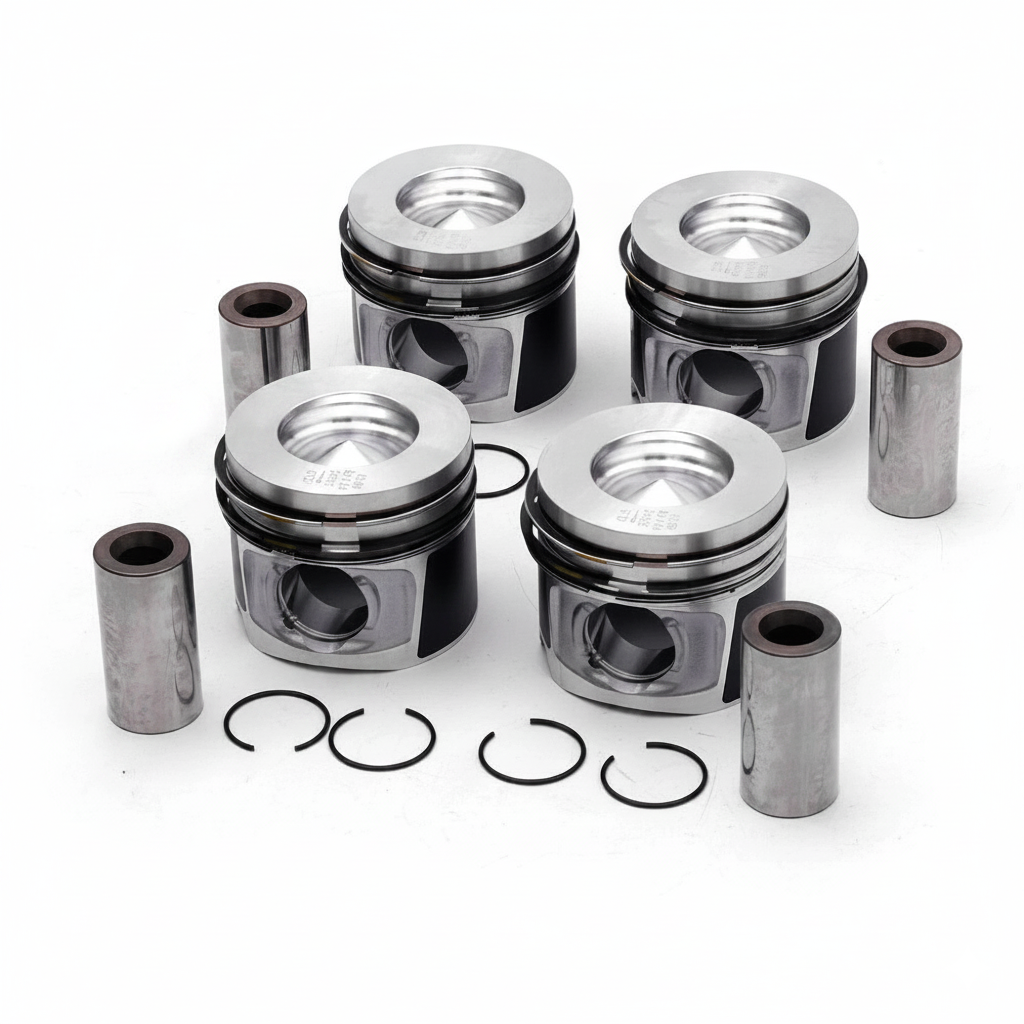 x4 Piston with Rings STD For BMW N47 3 5 Touring 6 Convertible 2.0 Diesel Engine