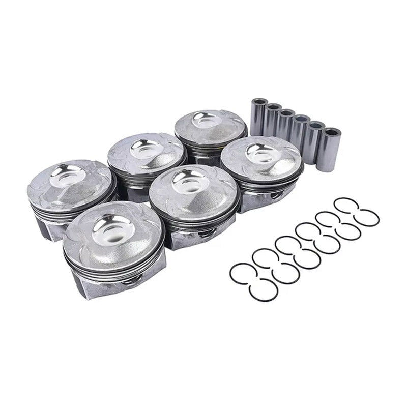 6x Pistons for Jaguar, Range Rover 3.0 V6 Petrol Engine