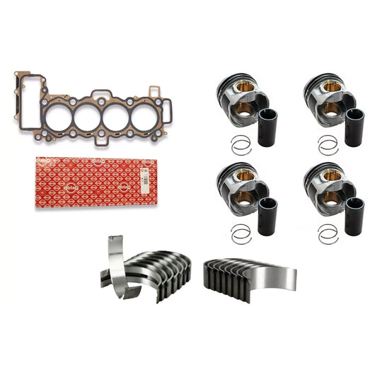 Land Rover Jaguar 2.0 PT204 AJ200 Petrol Head Gasket Piston x4 + Bearings AJ20P4