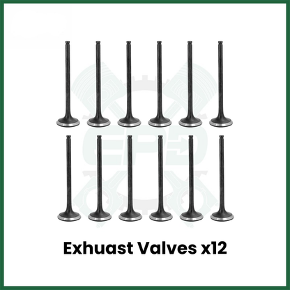 24 PCS INTAKE & EXHAUST VALVES FOR JAGUAR LAND ROVER 306PS AJ126 3.0 V6 PETROL
