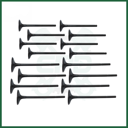 508PS INTAKE & EXHAUST VALVES x32 PCS - 306DT TDV6 VICTOR REINZ HEAD GASKET