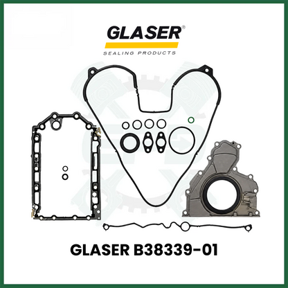 306DT TDV6 CRANKCASE SET FOR LAND ROVER 3.0L DIESEL ENGINE - GLASER B38339-01