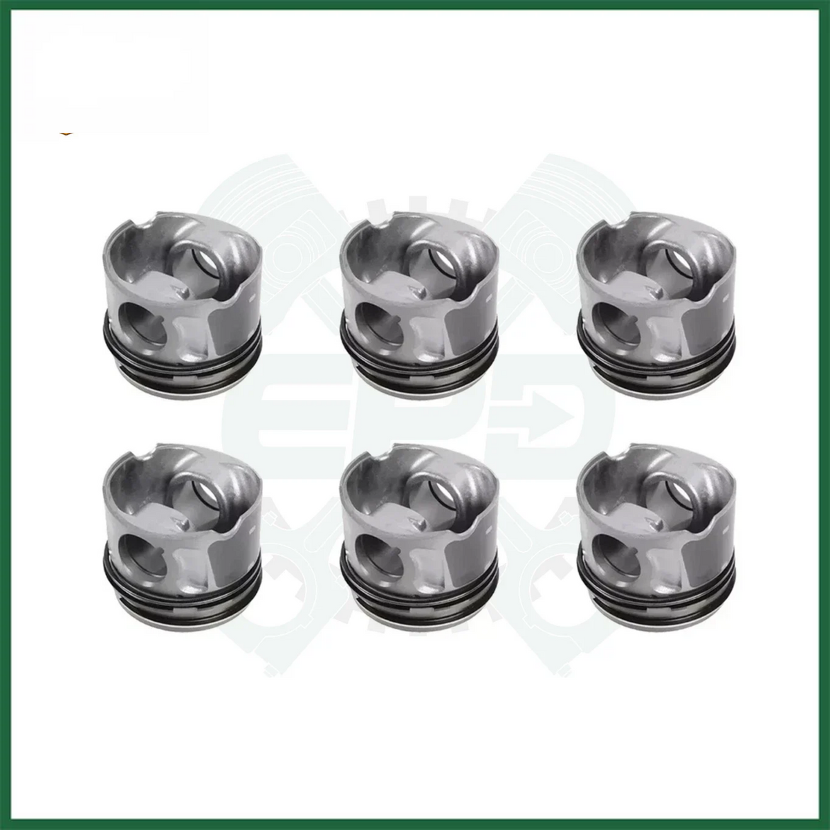306DT GEN 2 3.0L Land Rover Pistons & Rings 0.5mm 6pcs