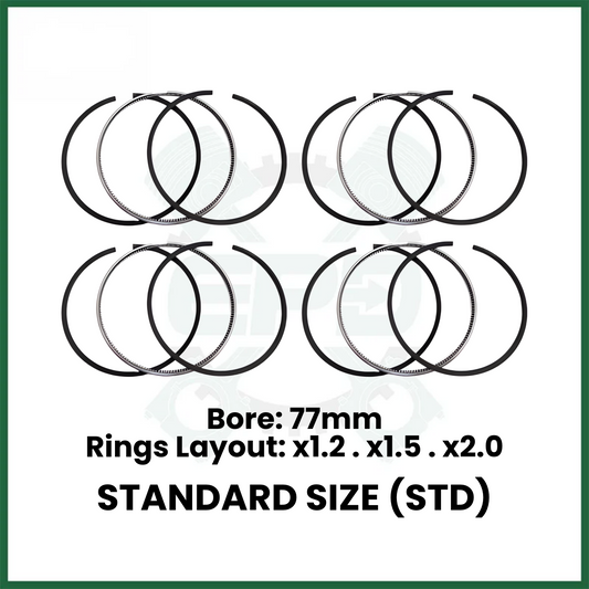 BMW Mini Piston Rings Set x4 STD for N13B16 N12 N14 N16 N18 1.6L Petrol Engines