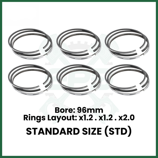 Piston Rings Set Fits For Chrysler Dodge JEEP ERB 1500 1500 3.6L V6 Petrol Engine