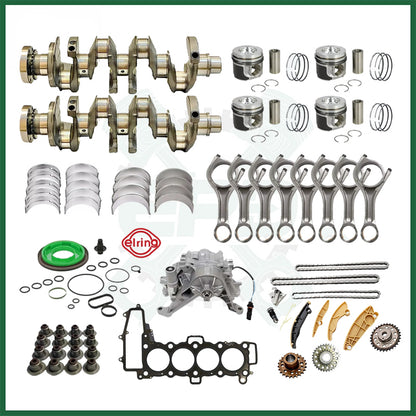 Land Rover Jaguar 2.0D AJ200 204DTD Single Turbo Crankshaft + Engine Rebuild Kit