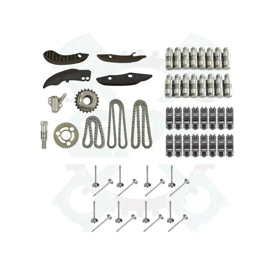 BMW N47 2.0 Timing Chain Kit w Valves & Rebuild Parts
