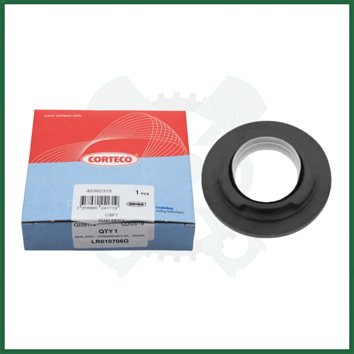 CORTECO 49360318 Front Oil Seal Jaguar Land Rover 306PS 508PS