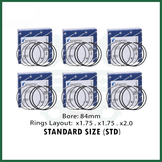 PISTON RING SET KOLBENSCHMIDT FOR BMW N57D30 3.0 DIESEL ENGINE 800115810000 STD