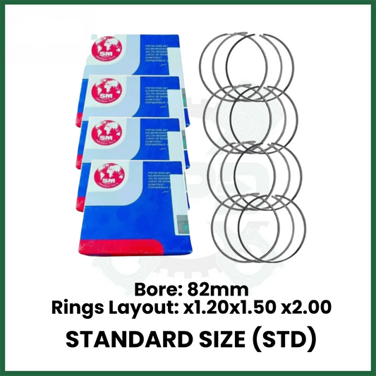 Mercedes-Benz E200k Piston Rings Set 1.8L Petrol Engine SM BRAND 791272-00-4