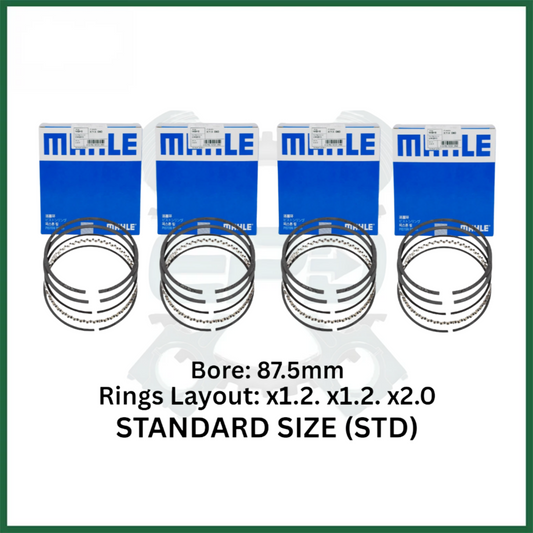 JAGUAR LAND ROVER PISTON RINGS x4 STD FITS 204PT 2.0L PETROL ENGINE MAHLE 013 RS 10101 0N0