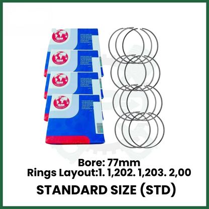 G4FA G4FD G4FC Piston Rings Set For Kia Hyundai 1.4 1.6L Petrol Engine