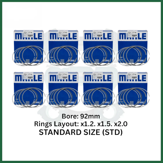 BMW N62B44 PISTON RING SET FITS 4.4L PETROL ENGINE MAHLE 083 23 N0