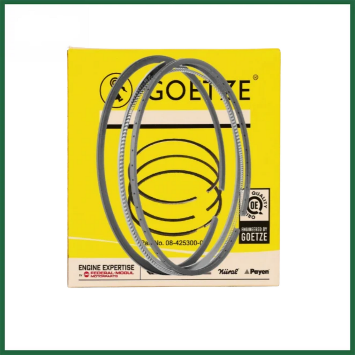 BMW GOETZE PISTON RINGS X6 FOR M54B25 3.0L PETROL ENGINE GOETZE-(08-425300-00)