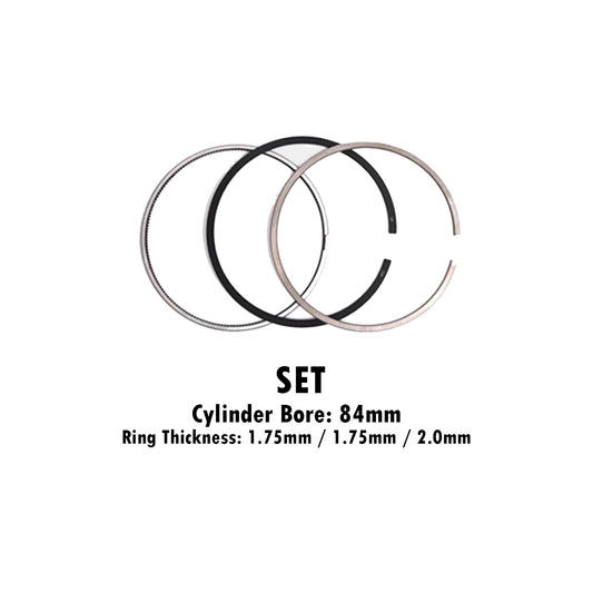 Piston Rings Set for BMW X1, X3, X5 2.0 N47 Diesel Engine