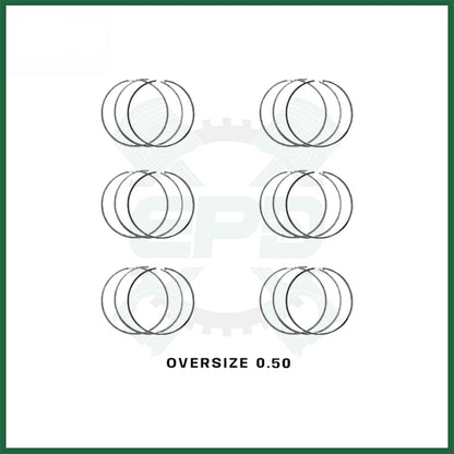 Land Rover Jaguar 3.0 TDV6 306DT Gen 2 Piston Rings Set 0.50mm Oversize Diesel Engine
