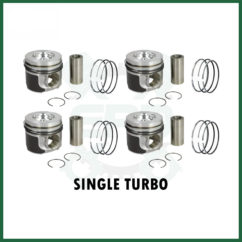 Land Rover 204DTD AJ200 2.0 Single Turbo Piston with Rings Set x4 STD Diesel