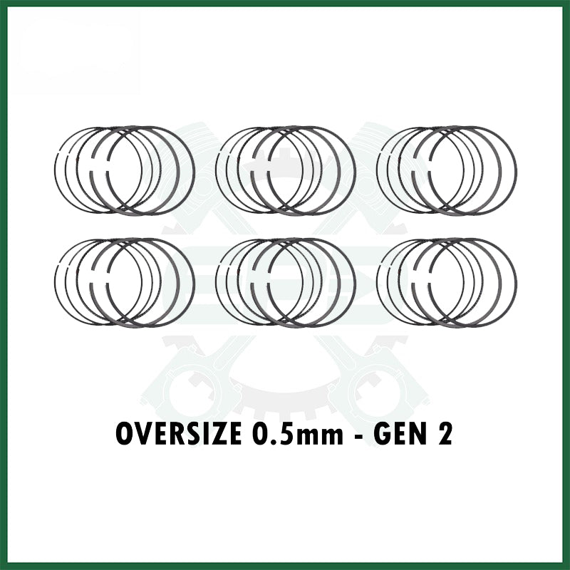 Land Rover Jaguar 3.0 TDV6 306DT Gen 2 Piston Rings Set 0.50mm Oversize Diesel Engine