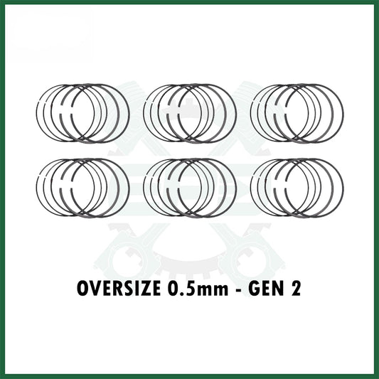 Land Rover Jaguar 3.0 TDV6 306DT Gen 2 Piston Rings Set 0.50mm Oversize Diesel Engine