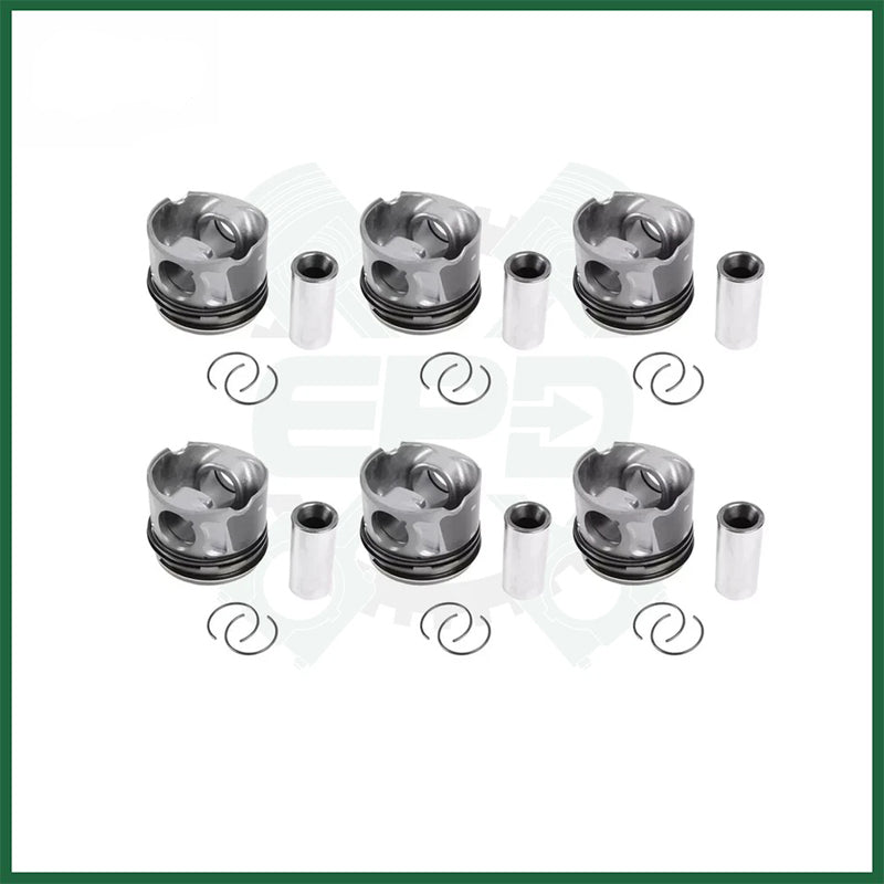 Land Rover Jaguar 306DT Gen 2 TDV6 3.0 Diesel Pistons With Rings Set x6 STD