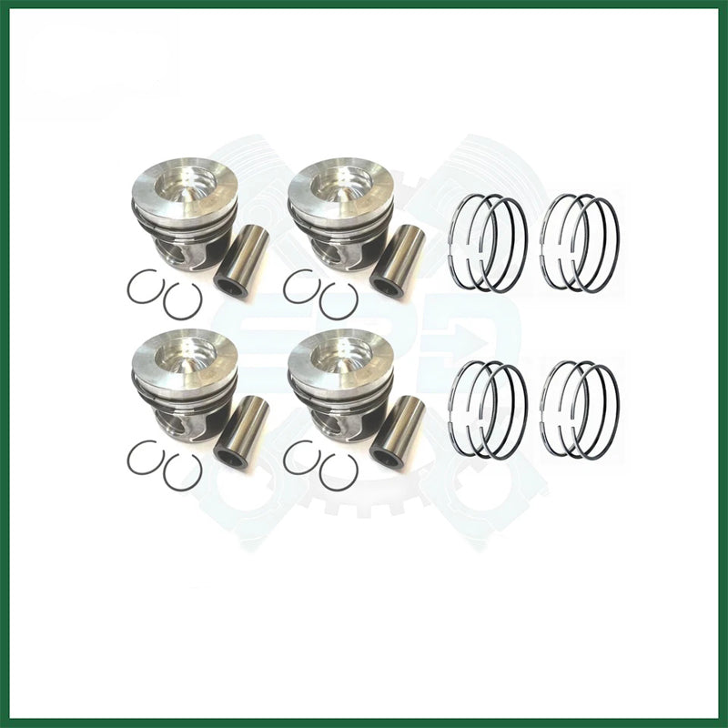 Land Rover 204DTD AJ200 2.0 Single Turbo Piston with Rings Set x4 STD Diesel