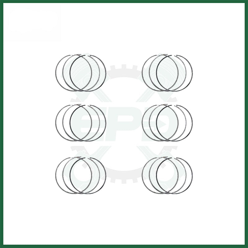 Mercedes-Benz OM642 3.0L Diesel Engine Piston Rings Set x6 Oversize 0.50