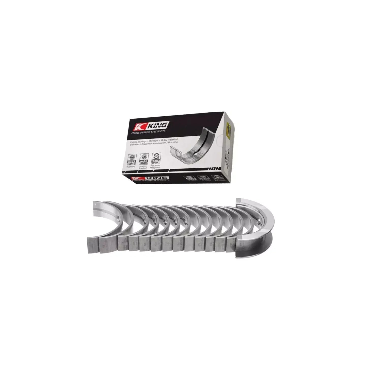 KING Main Bearing Set MB7776SI BMW N55B30 3.0 135i 335i 535i